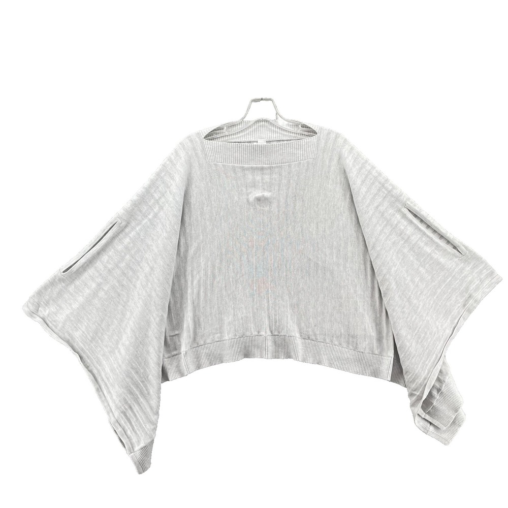 Lululemon Forward Flow Poncho Women OS Gray Boho Corpcore Academia Office Travel